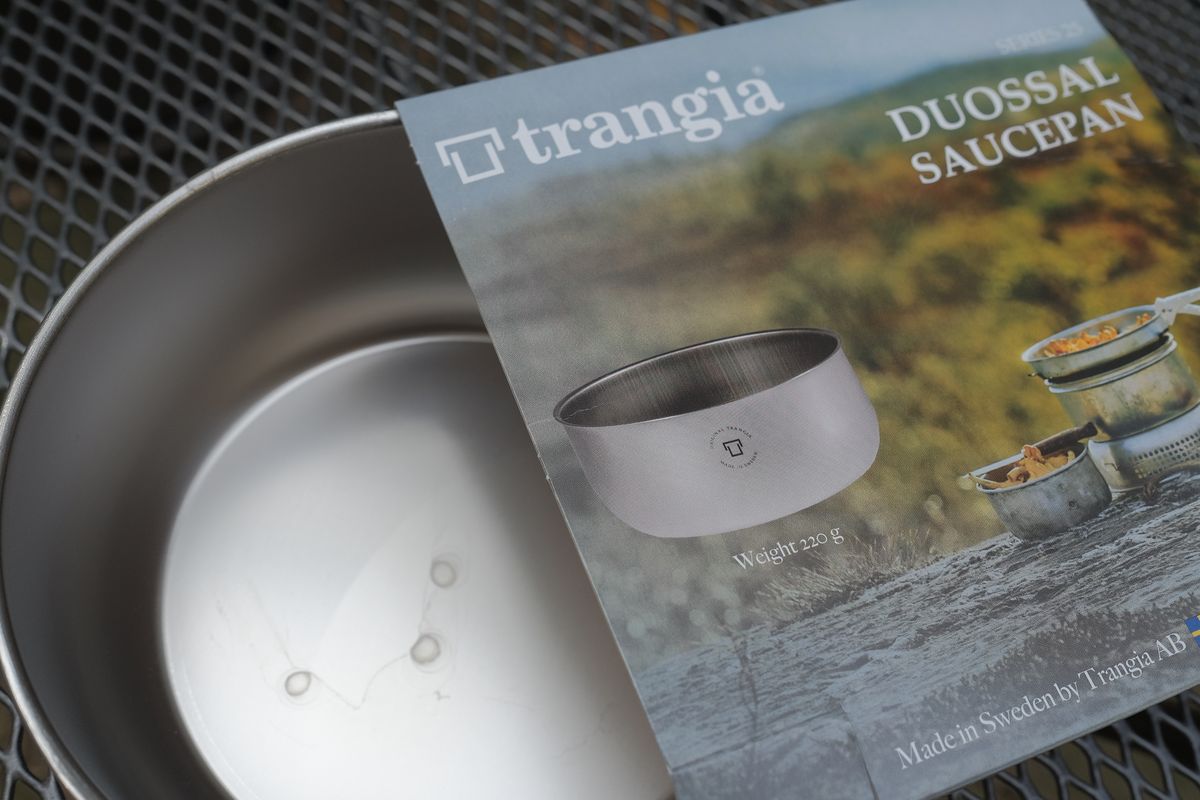 Topf aus Duossal - innen Edelstahl, außen Aluminium