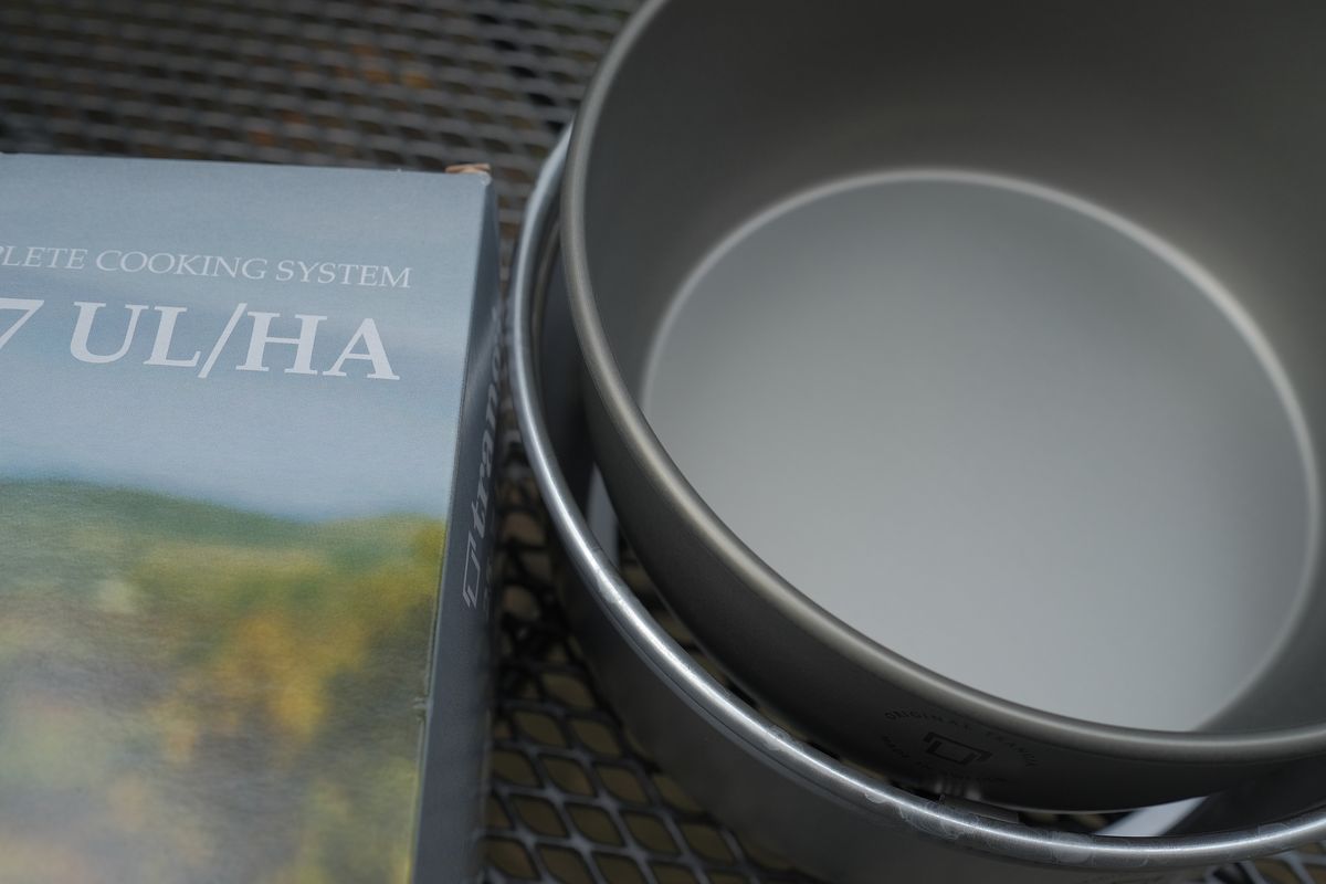 Topf aus hartanodisiertem Aluminium von Trangia