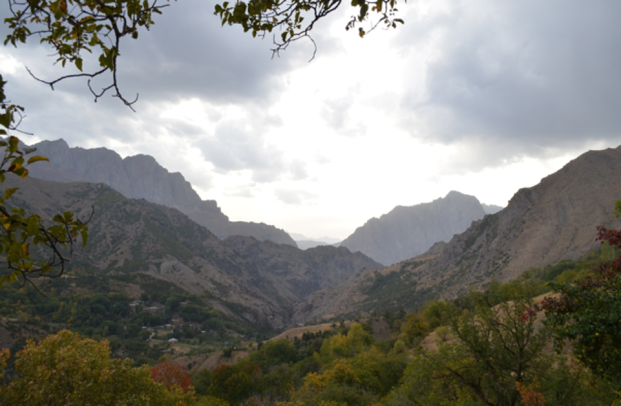 Beeindruckend: Die kurdisch-türkischen Berge.