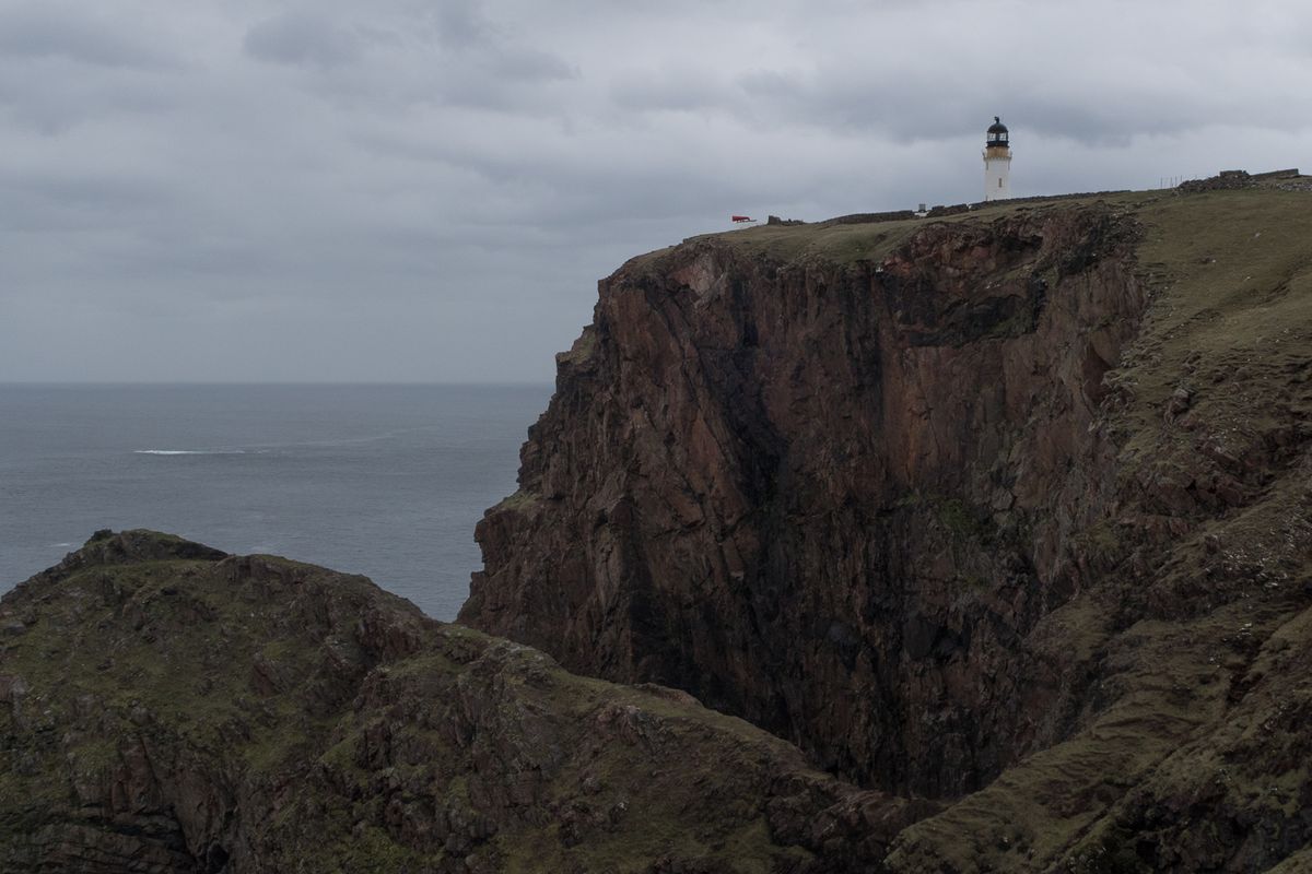 Cape Wrath Trail: am Ziel Leuchtturm am Cape Wrath