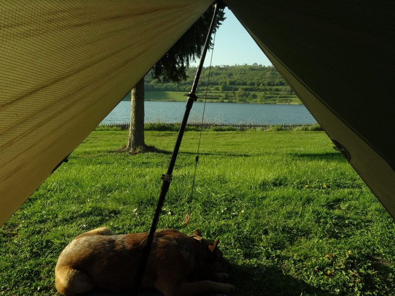 Campingromantik am Schalkenmehrer Maar