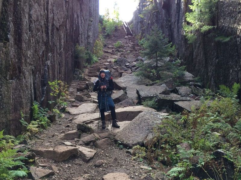 Die Slåttdalskrevan Schlucht Höga-Kusten - Die Slåttdalskrevan Schlucht