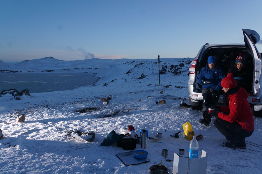 Im Winter ist Camping so gut wie überall möglich