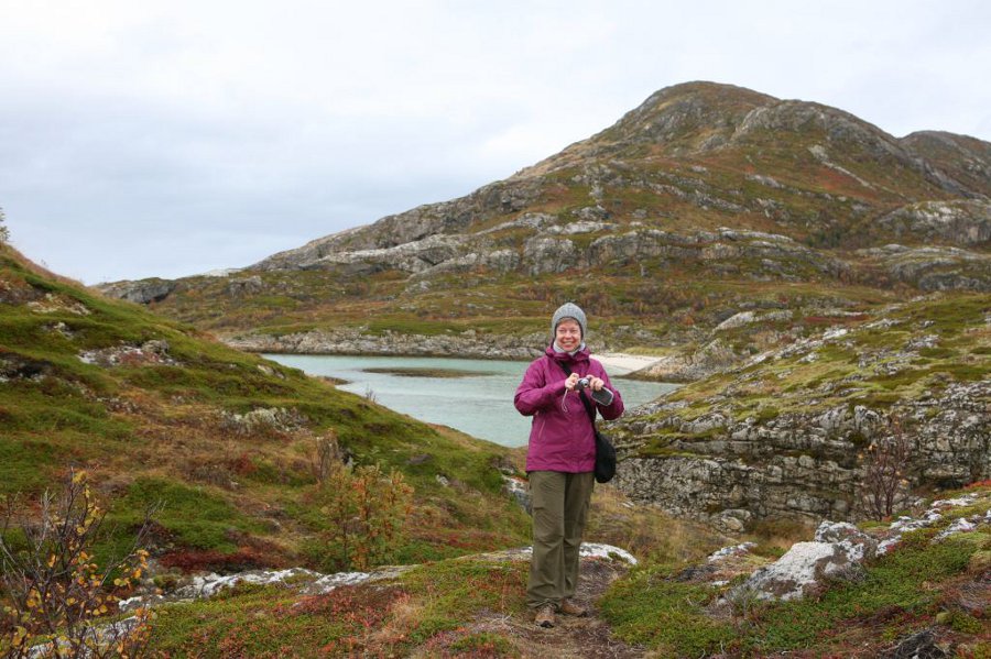 Katrin in Norwegen auf Wandertour Katrin Klose in Norwegen auf Wandertour