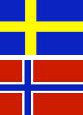 Fahne Schweden_Norwegen