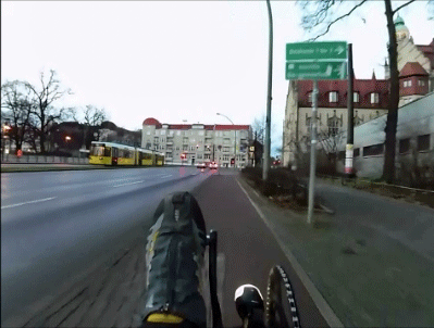 Liegeradfahren sieht so aus!