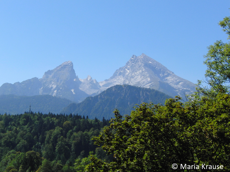 Blick zum Watzmann vom Aussichtsounkt Berchtesgaden