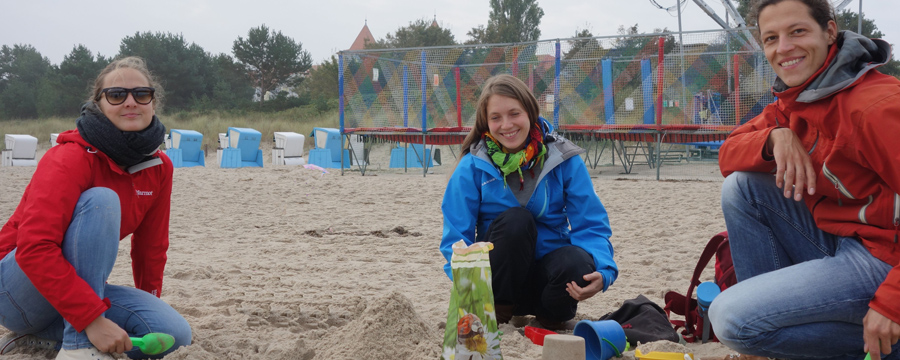Ohne Funktionsjacke geht an der Ostsee nix. Foto: Dominik Kugler