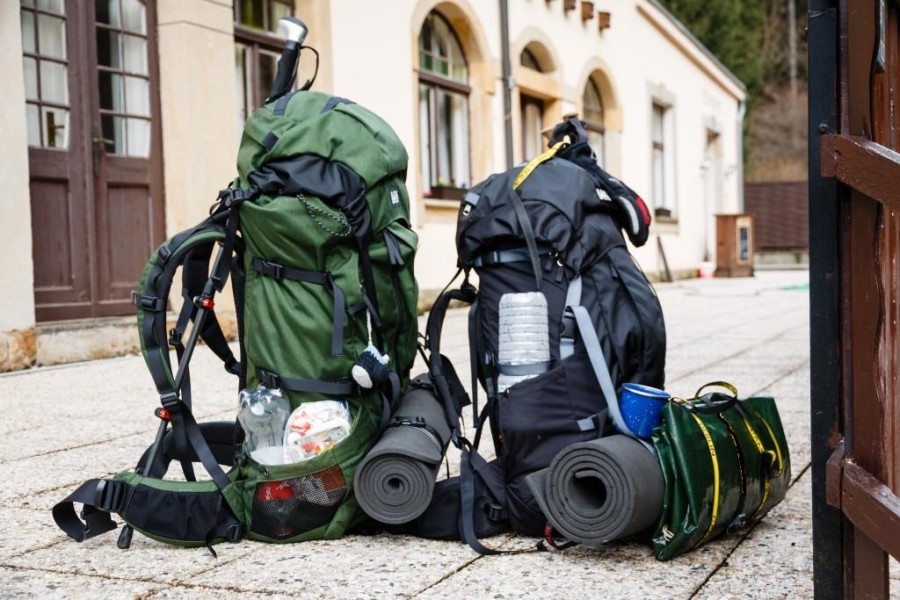 Trekkingrucksäcke - fertig gepackt