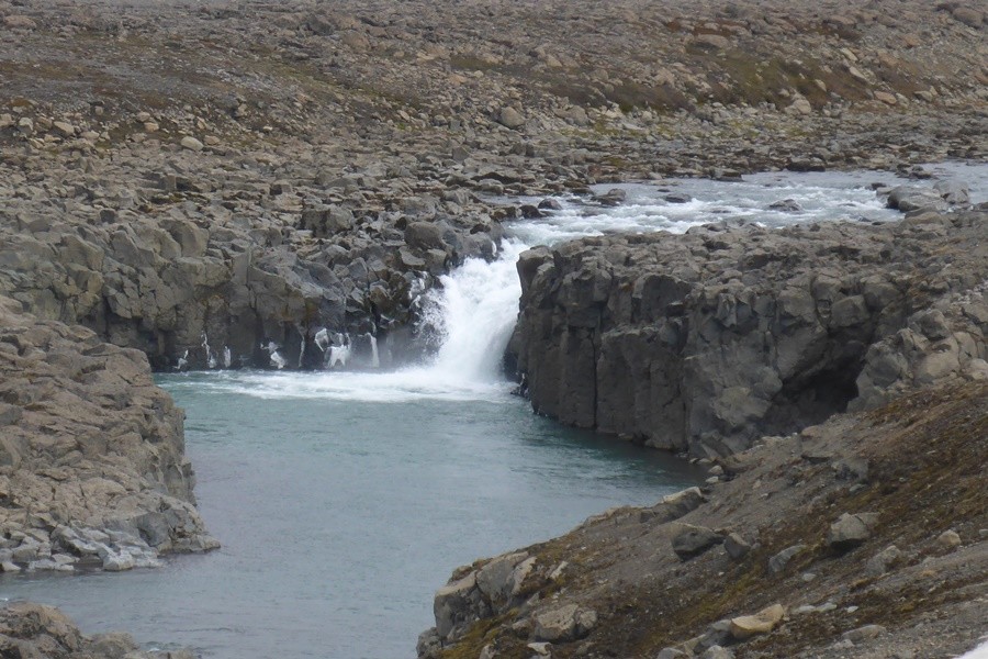 Den Wasserfall zu befahren war eigentlich nicht geplant ;-)