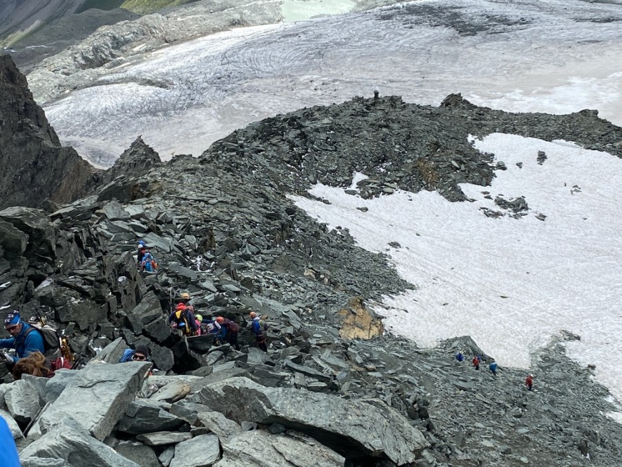 3 grossglockner mit anstehen