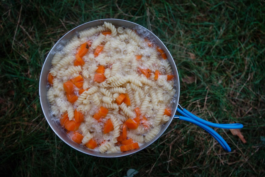 nudeln mit karotten