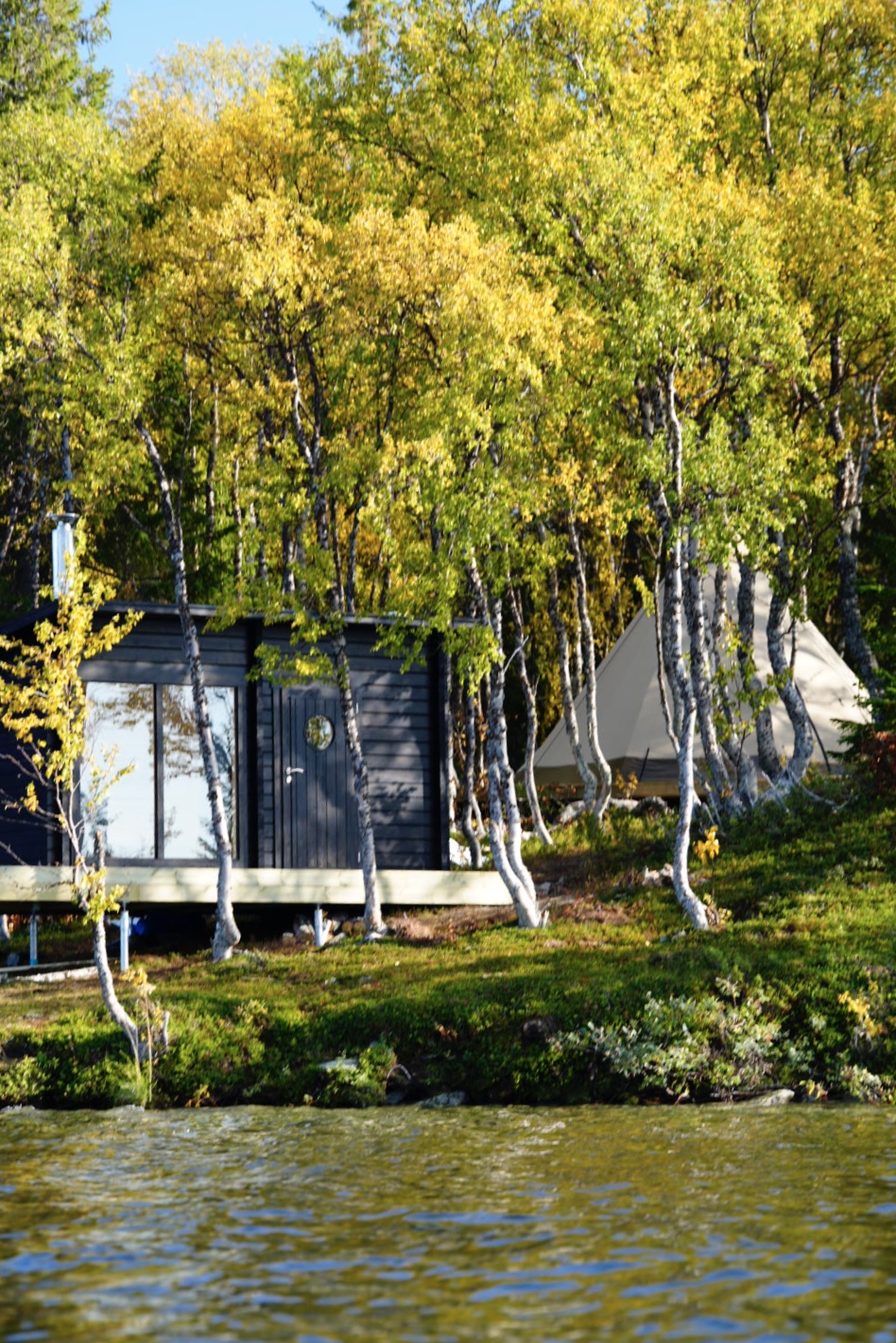 Camp vom Wasser
