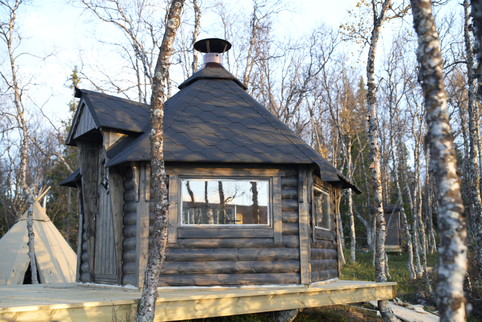 Grillkåta außen