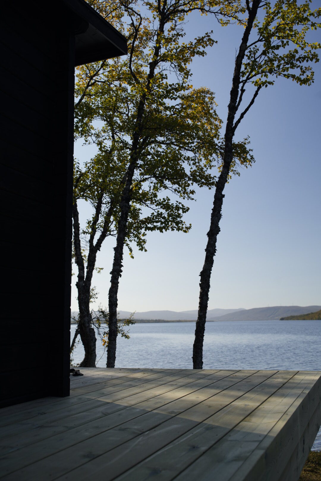 Sauna Ausblick auf See