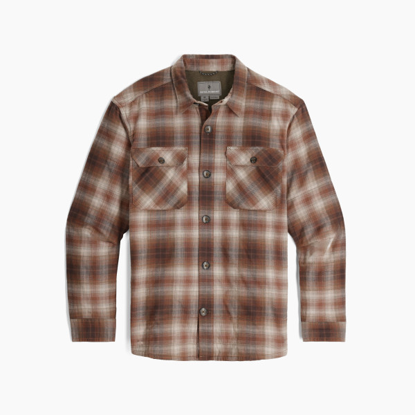 Snowcap Lined Flannel LS Seal Brown