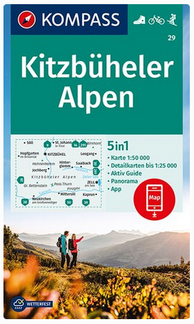 Wanderkarte 29 - Kitzbüheler Alpen