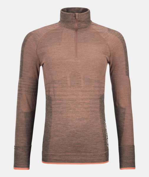 230 Comp Zip Neck W Bloom