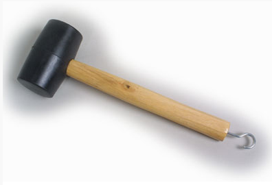 Gummihammer mit Haken
