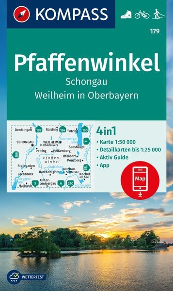 Wanderkarte Pfaffenwinkel