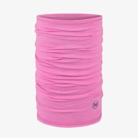 Lightweight Merino Wool Solid Fluor Fuchsia