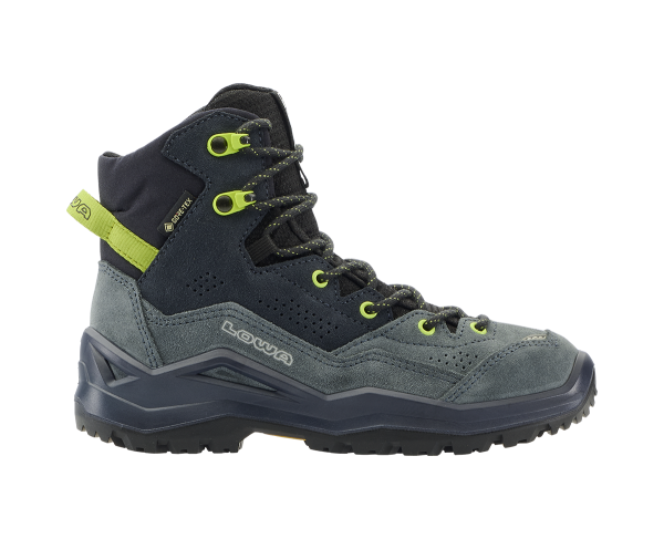 Wandax GTX Mid Junior Dark Petrol/Lime