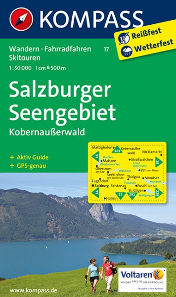 Wanderkarte Salzburger Seengebiet