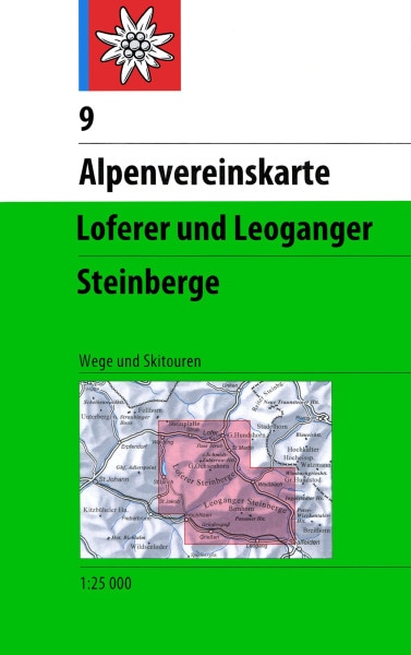 AV-Karte 9 - Loferer und Leoganger Steinberge
