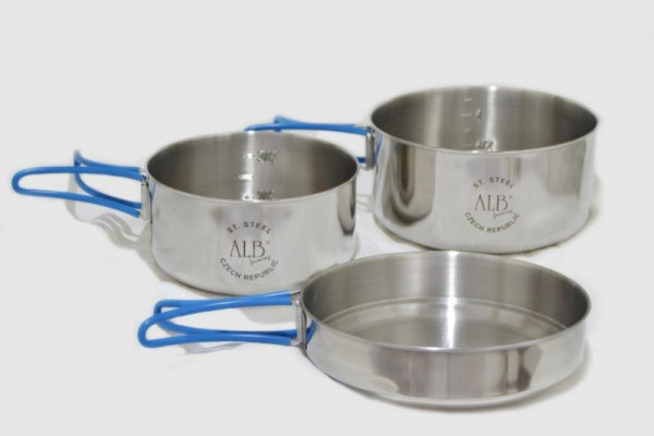 Makalu Inox Edelstahl Topfset 3-Teilig
