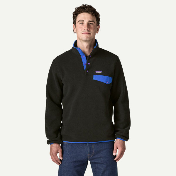 Lw Synchilla Snap T Po Black/P6 Blue