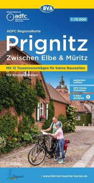 Prignitz Fahrradkarte