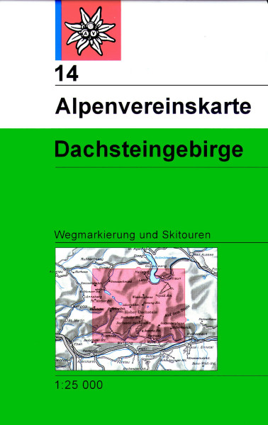 AV-Karte 14 - Dachstein