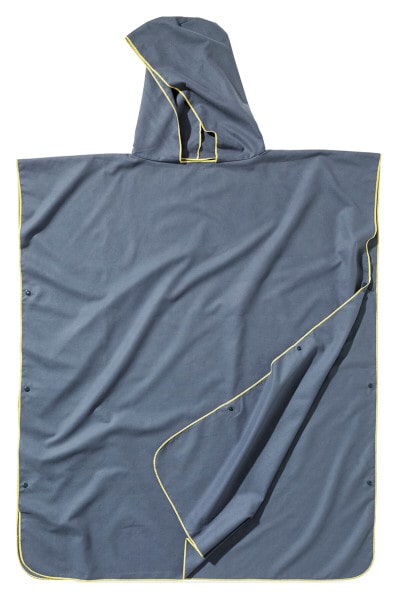 Microfiber Towel Poncho Ul Anchor Grey