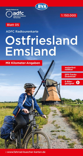 Ostfriesland / Emsland Fahrradkarte