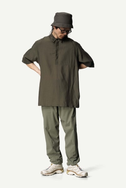 Tree Shortsleeve Shirt Dawn Green