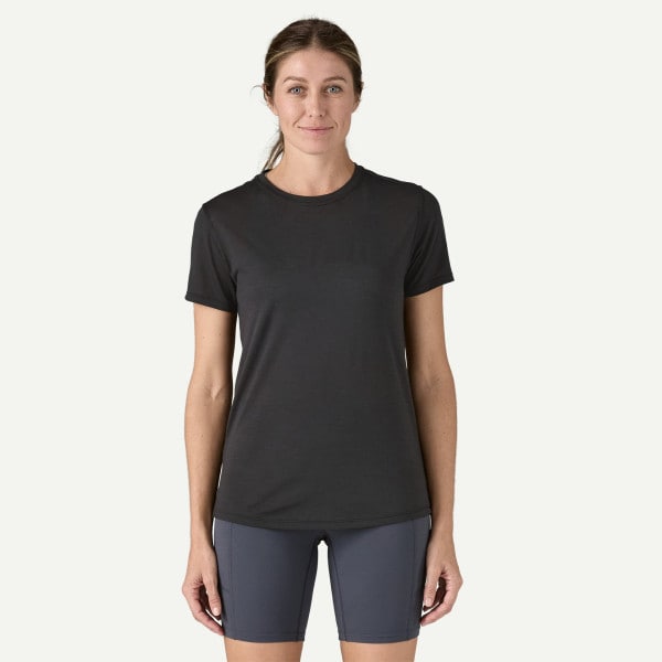 Capilene Cool Merino T Shirt Woman Black