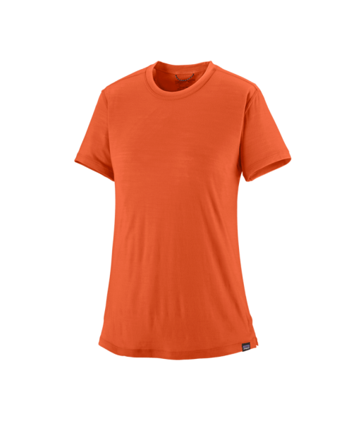 Cap Cool Merino Blend Shirt W Coal Orange