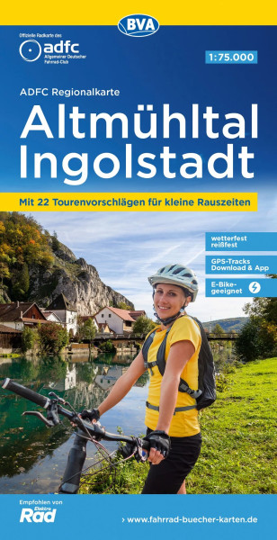 Altmühltal / Ingolstadt Fahrradkarte