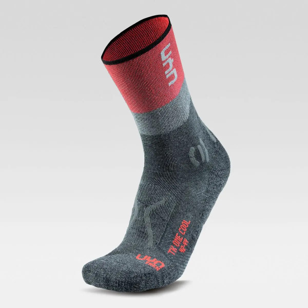 Damen Tracking One Cool Socken - Anthracite/Red