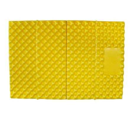 Faltbares Sitzkissen Yellow/Alu