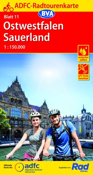 Ostwestfalen / Sauerland Fahrradkarte
