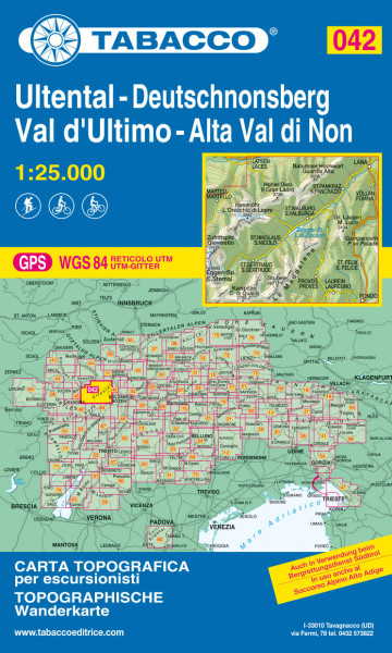 Ultental/Val d'Ultimo, Deutschnonsberg/Alta Val di None dei Mocheni