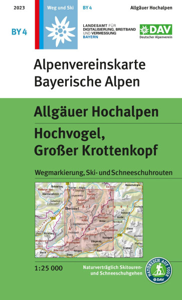 AV-Karte BY 4 - Allgäuer Alpen