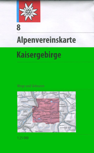 AV-Karte 8 - Kaisergebirge