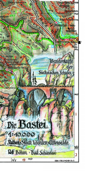 Die Bastei 1:10.000