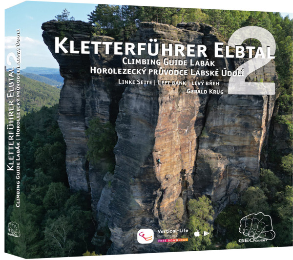 Kletterführer Elbtal Labske Udoli 2 linke Seite - Band 2