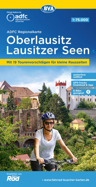 Oberlausitz / Lausitzer Seen Fahrradkarte