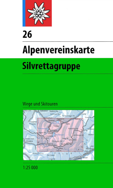 AV Karte 26 Silvrettagruppe