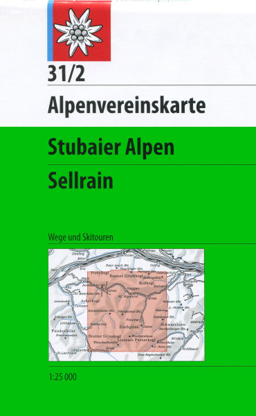 AV-Karte 31/2 - Stubaier Alpen, Sellrain