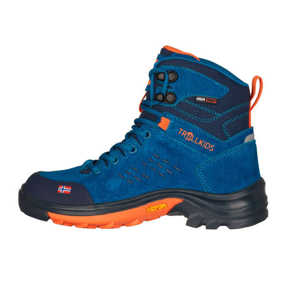 Kids Trollsteinen Hikermid XT Blue/Navy/Orange